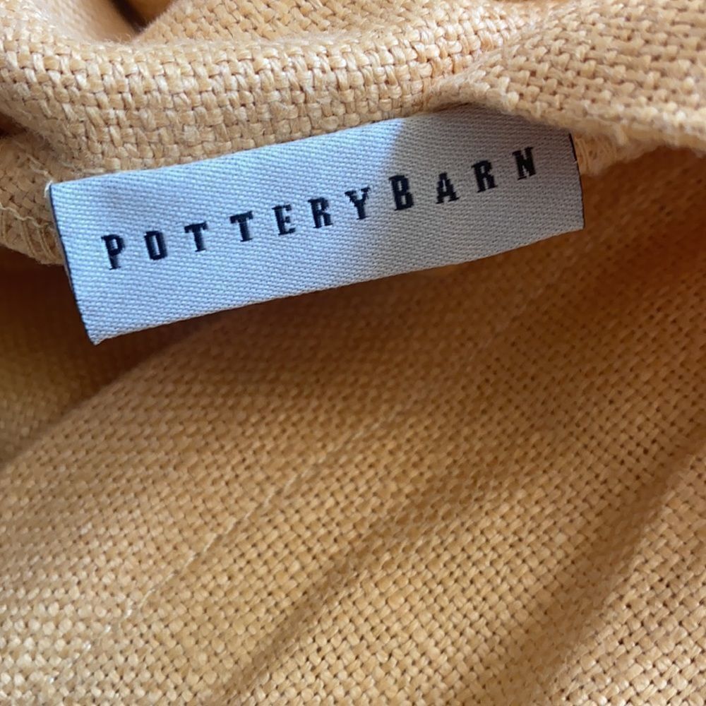 Pottery Barn Textured Button Pillow - Picture 4 of 4